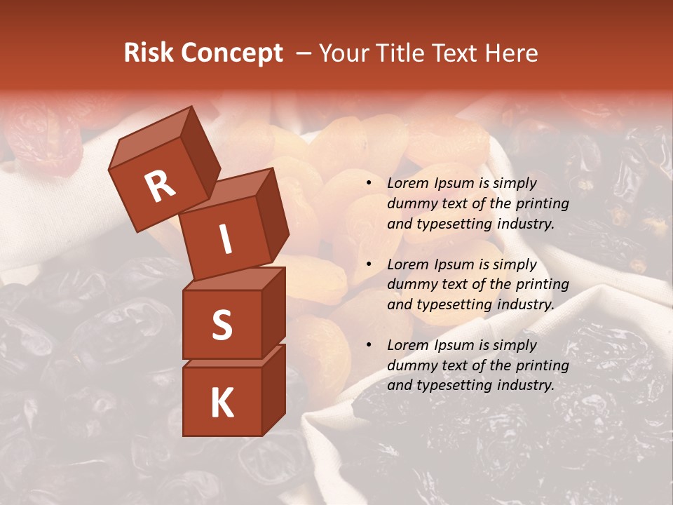 Prune Nobody Healthy PowerPoint Template