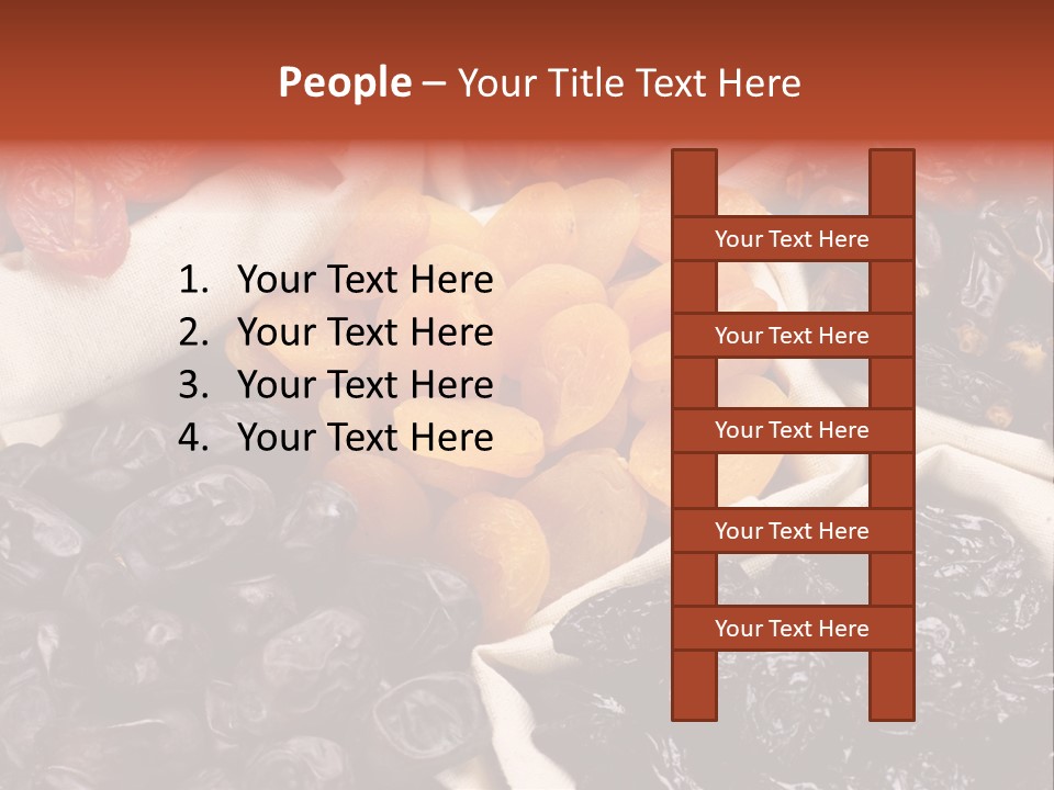 Prune Nobody Healthy PowerPoint Template