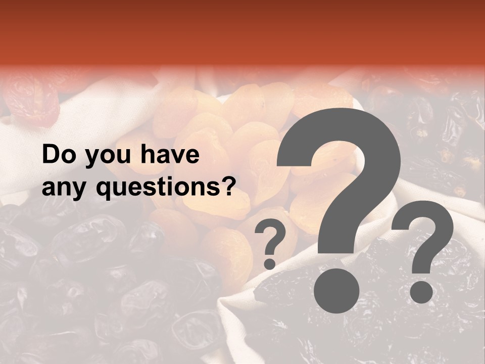 Prune Nobody Healthy PowerPoint Template