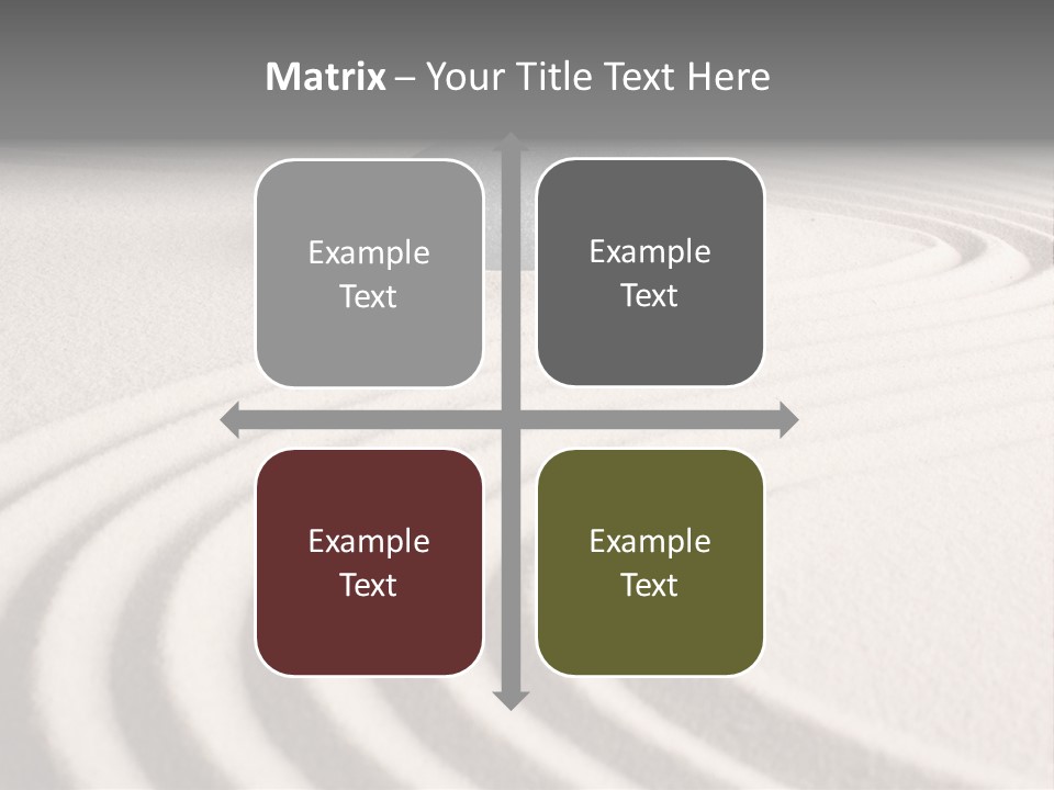 Zen Sandstone Creativity PowerPoint Template