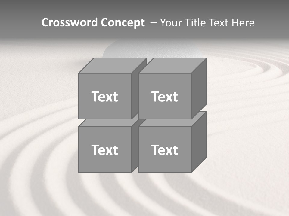 Zen Sandstone Creativity PowerPoint Template