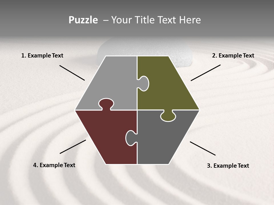 Zen Sandstone Creativity PowerPoint Template