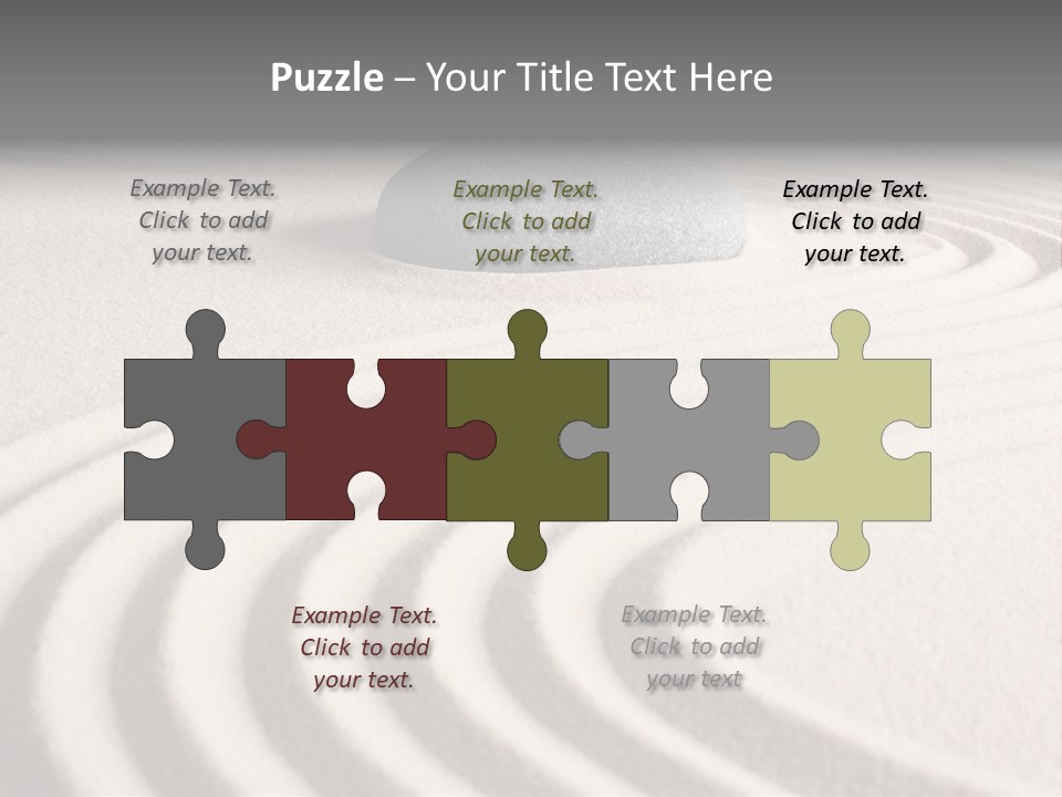 Zen Sandstone Creativity PowerPoint Template