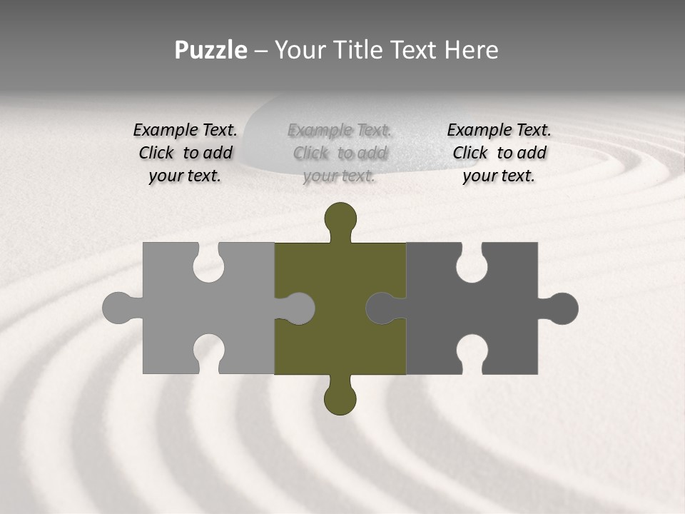 Zen Sandstone Creativity PowerPoint Template