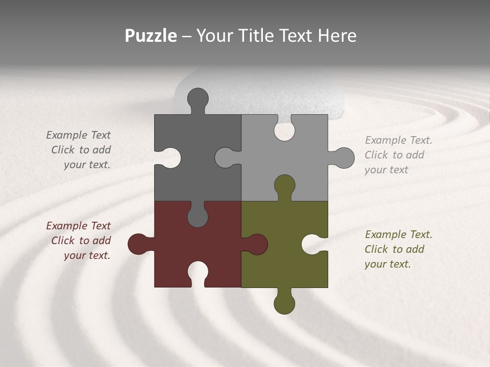 Zen Sandstone Creativity PowerPoint Template