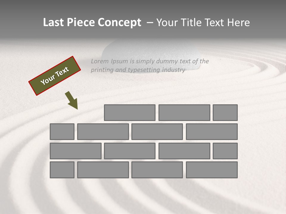 Zen Sandstone Creativity PowerPoint Template
