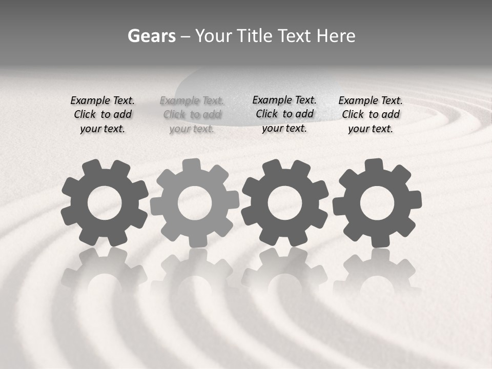 Zen Sandstone Creativity PowerPoint Template