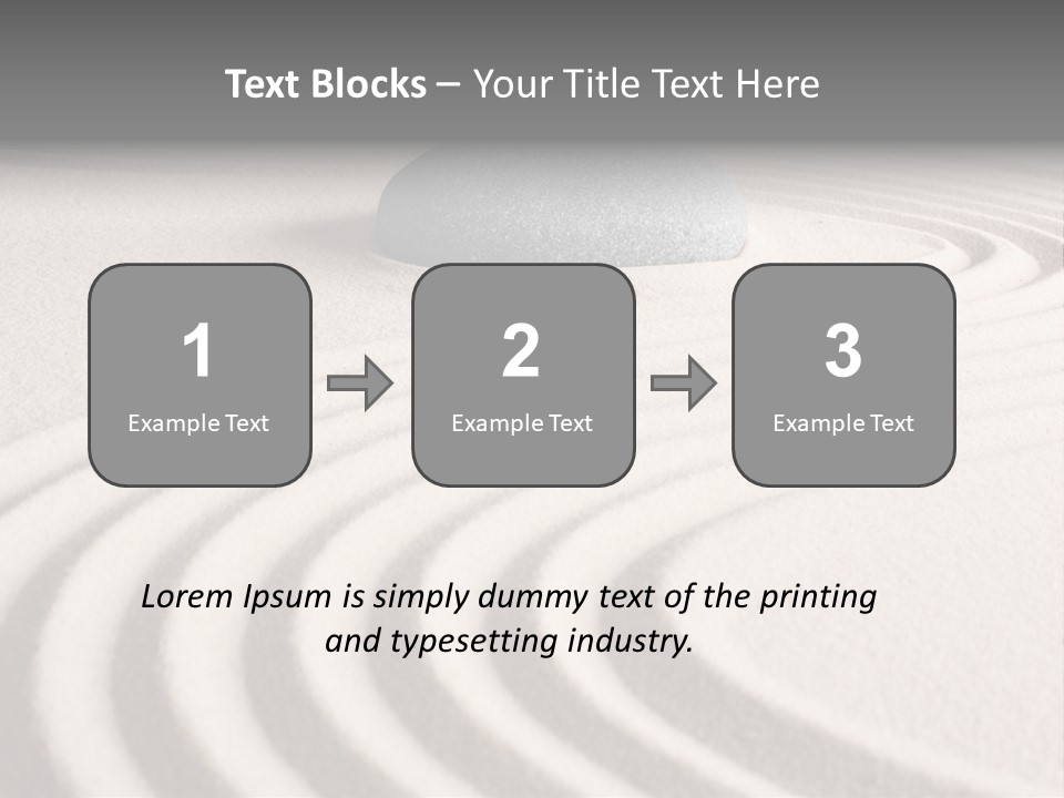 Zen Sandstone Creativity PowerPoint Template