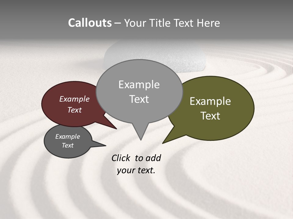 Zen Sandstone Creativity PowerPoint Template