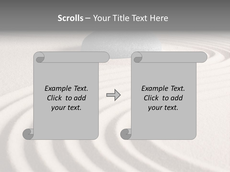 Zen Sandstone Creativity PowerPoint Template