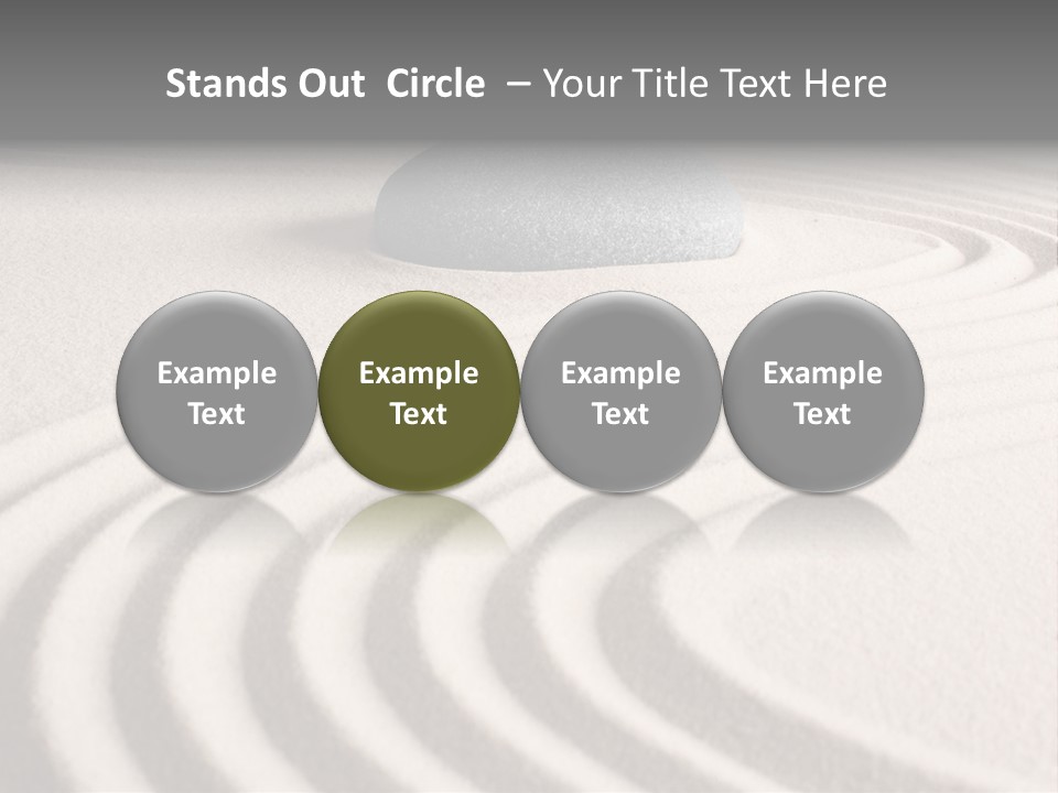 Zen Sandstone Creativity PowerPoint Template