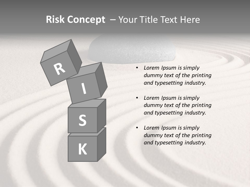 Zen Sandstone Creativity PowerPoint Template