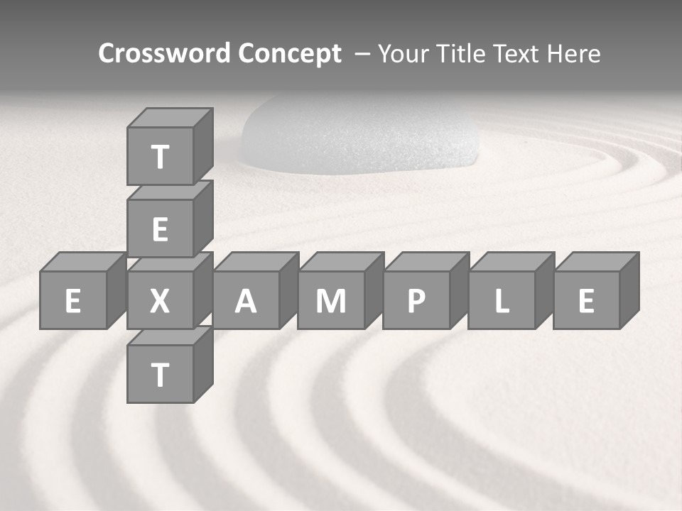 Zen Sandstone Creativity PowerPoint Template