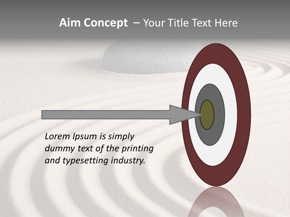 Zen Sandstone Creativity PowerPoint Template