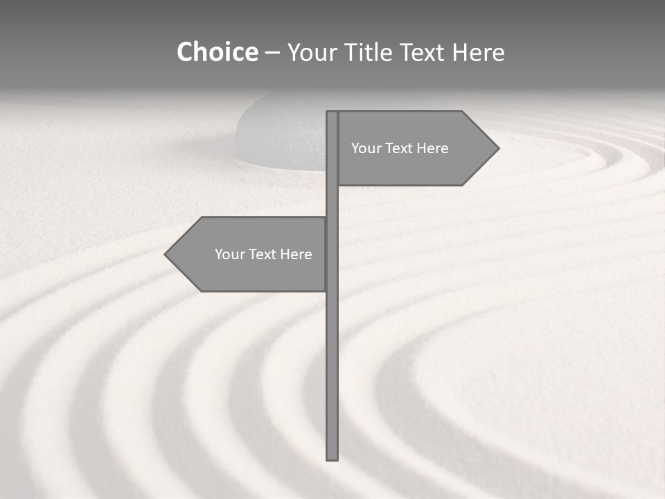Zen Sandstone Creativity PowerPoint Template