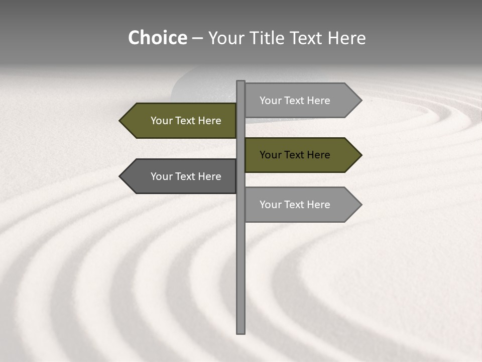 Zen Sandstone Creativity PowerPoint Template
