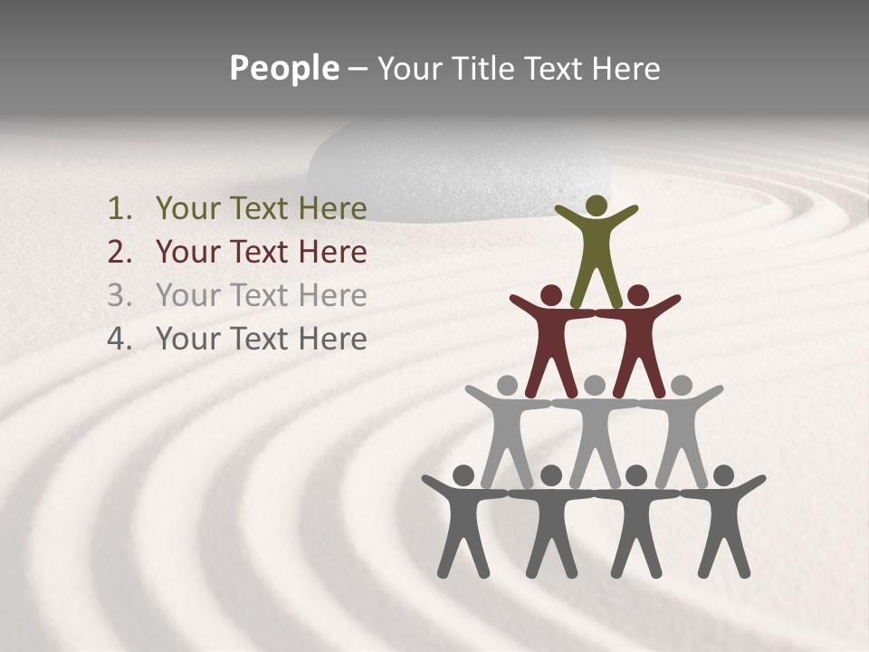 Zen Sandstone Creativity PowerPoint Template