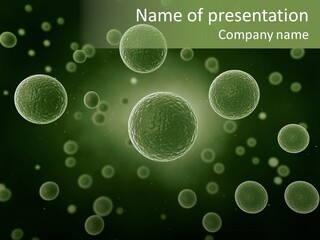 Egg Nano Microbiology PowerPoint Template