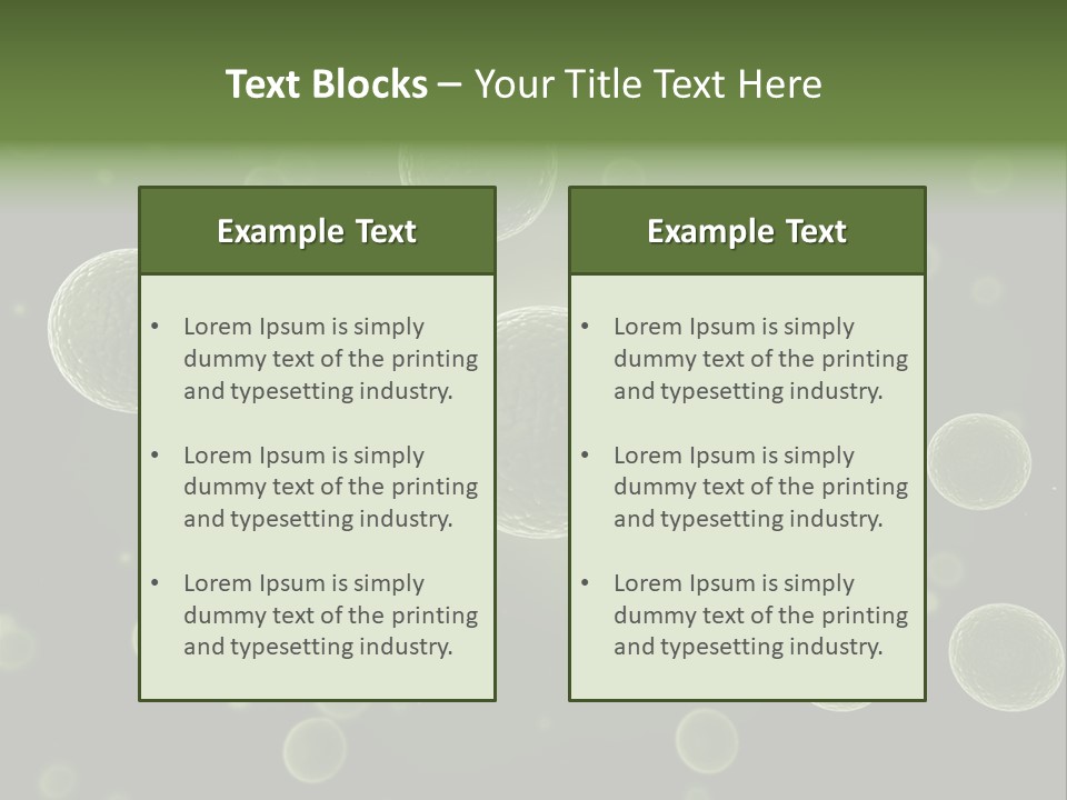 Egg Nano Microbiology PowerPoint Template