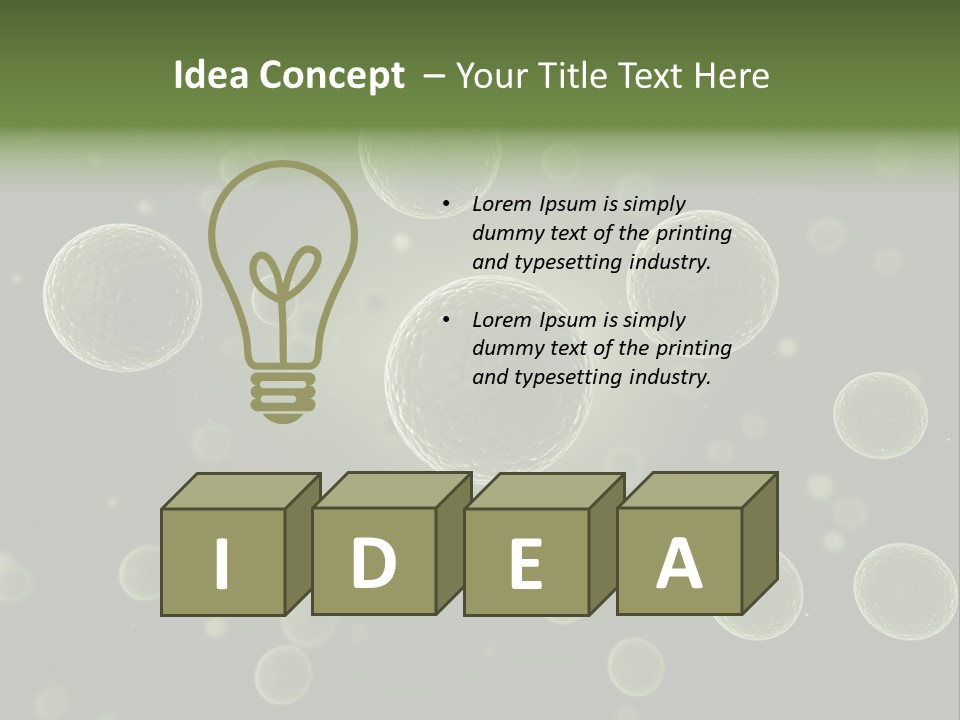 Egg Nano Microbiology PowerPoint Template