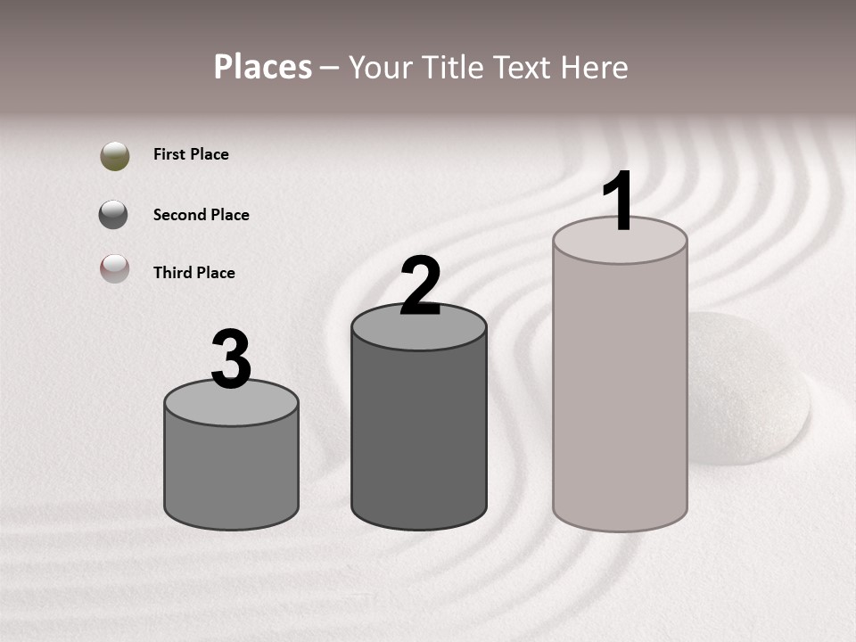 Sand Copy Space Buddhism PowerPoint Template