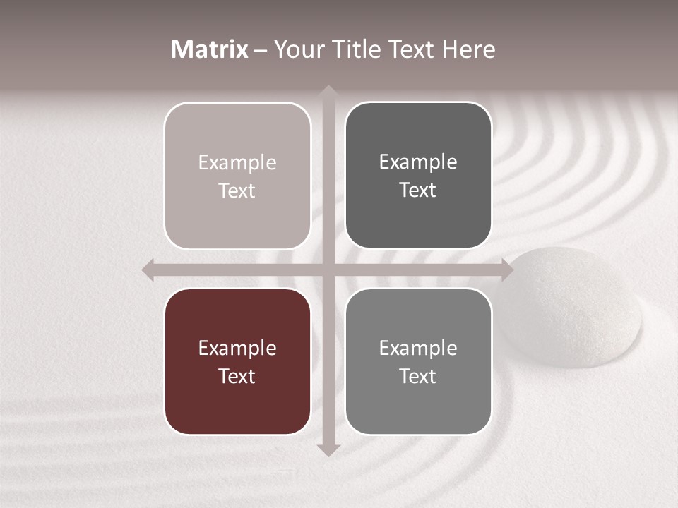 Sand Copy Space Buddhism PowerPoint Template