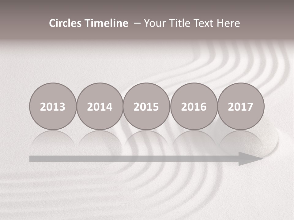 Sand Copy Space Buddhism PowerPoint Template