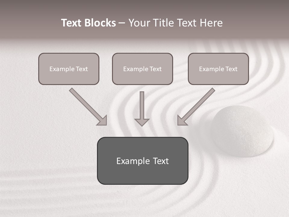 Sand Copy Space Buddhism PowerPoint Template