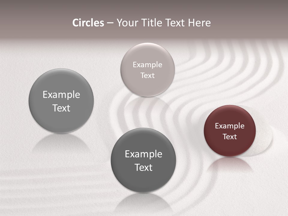 Sand Copy Space Buddhism PowerPoint Template