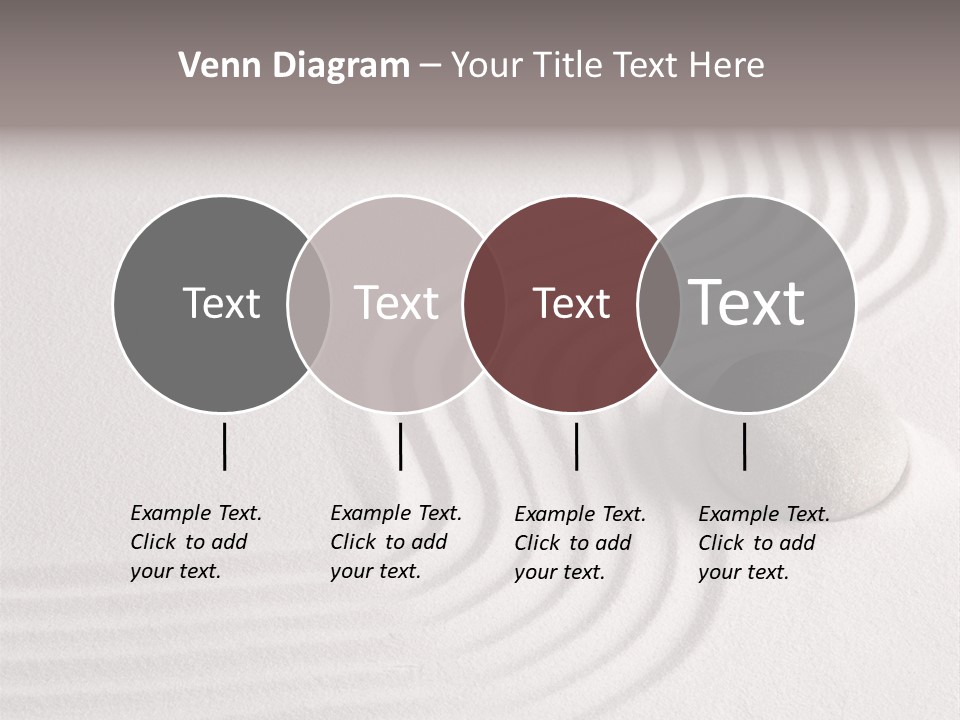 Sand Copy Space Buddhism PowerPoint Template