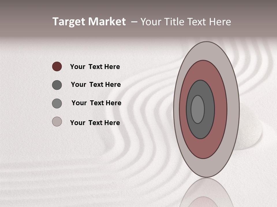 Sand Copy Space Buddhism PowerPoint Template