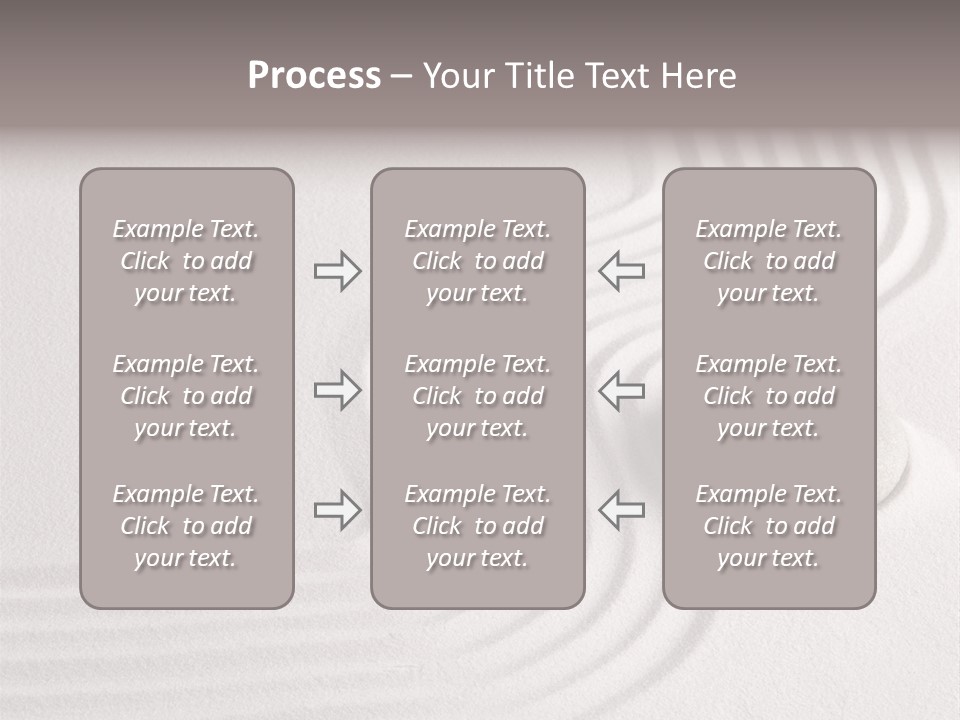 Sand Copy Space Buddhism PowerPoint Template