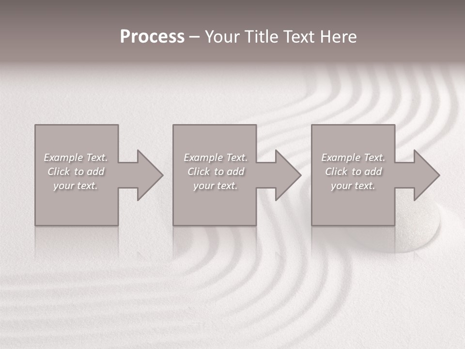 Sand Copy Space Buddhism PowerPoint Template
