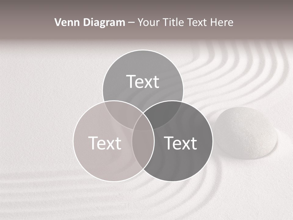 Sand Copy Space Buddhism PowerPoint Template