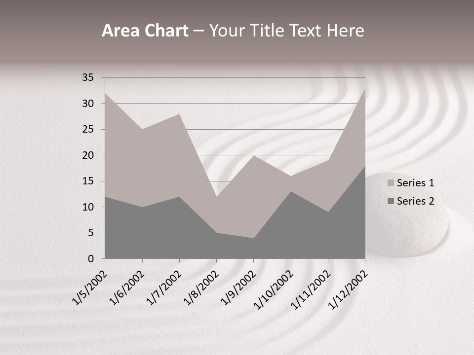 Sand Copy Space Buddhism PowerPoint Template