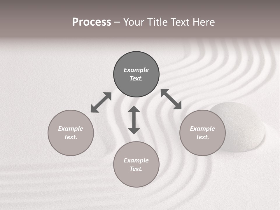 Sand Copy Space Buddhism PowerPoint Template