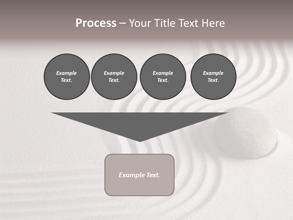 Sand Copy Space Buddhism PowerPoint Template