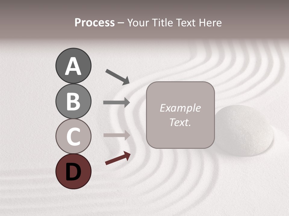 Sand Copy Space Buddhism PowerPoint Template
