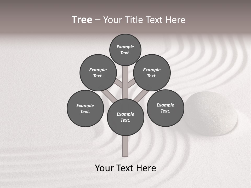 Sand Copy Space Buddhism PowerPoint Template