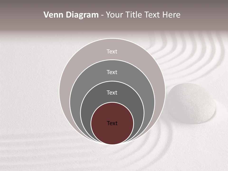 Sand Copy Space Buddhism PowerPoint Template