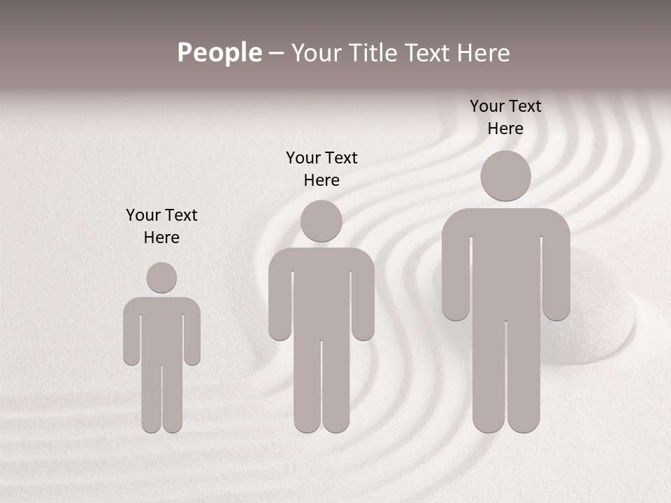 Sand Copy Space Buddhism PowerPoint Template