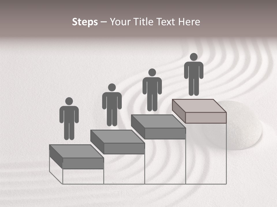 Sand Copy Space Buddhism PowerPoint Template