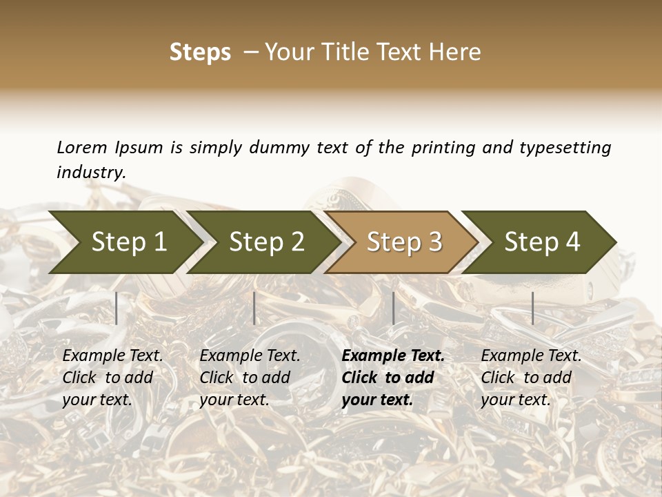 Metal Precious Jeweller PowerPoint Template