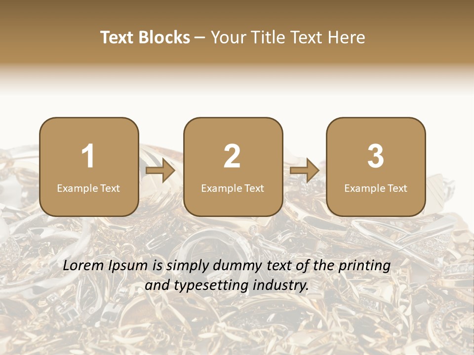 Metal Precious Jeweller PowerPoint Template