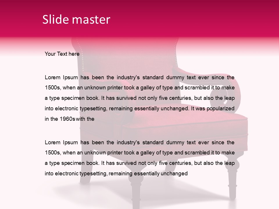 Colour Theater Silver PowerPoint Template