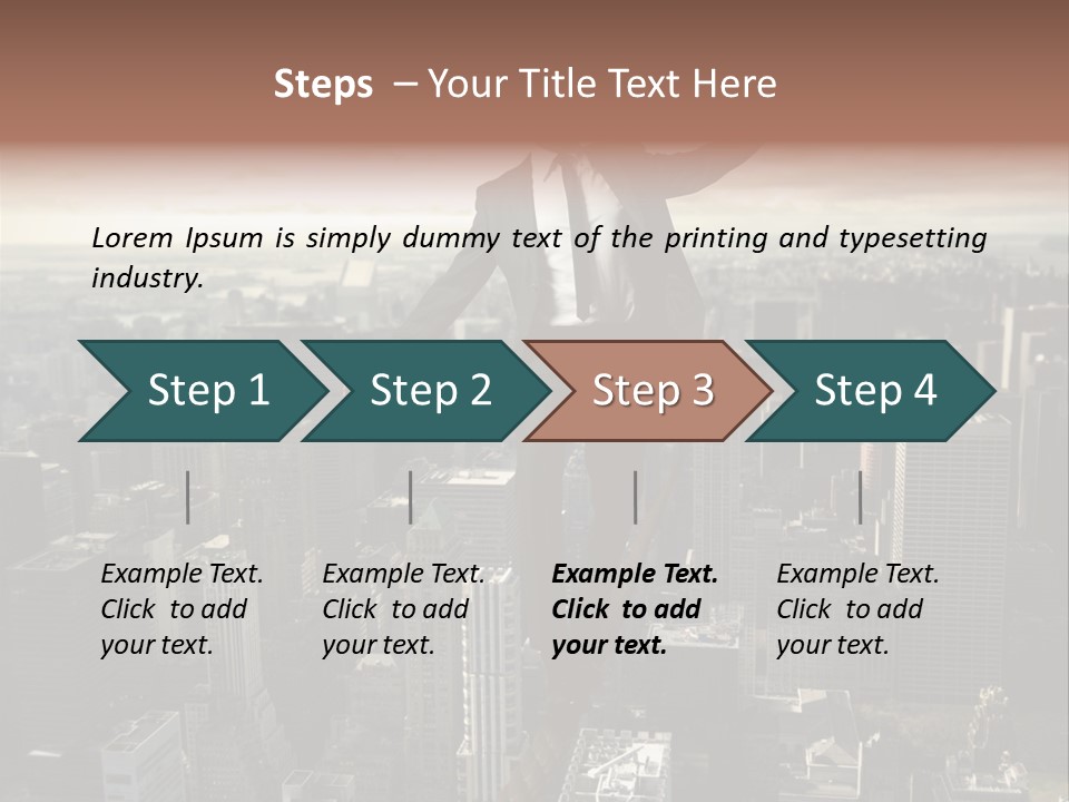 Equilibrium Job Walk PowerPoint Template