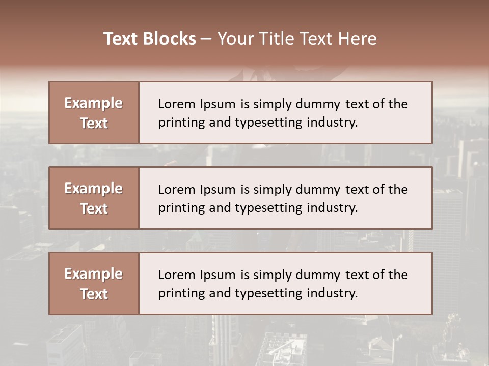 Equilibrium Job Walk PowerPoint Template