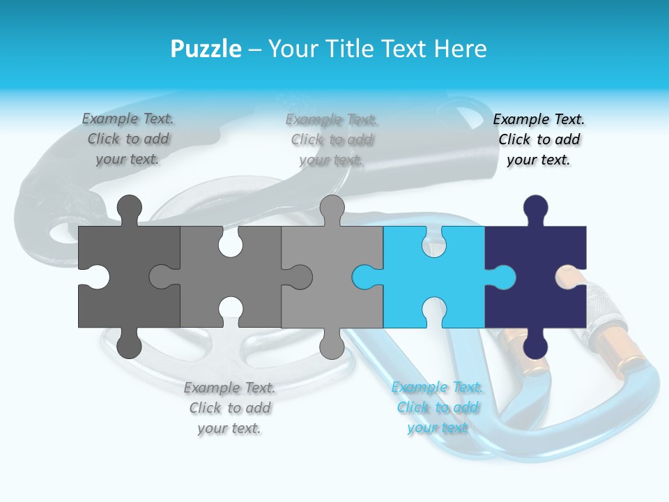 Eight Object Mountain PowerPoint Template