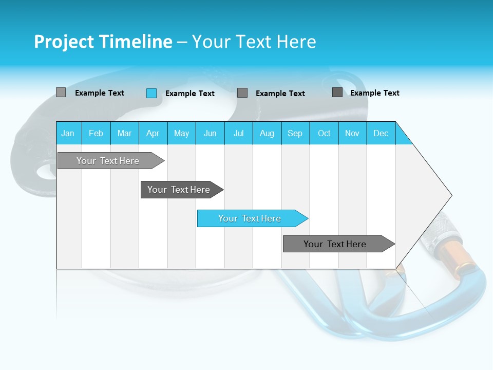 Eight Object Mountain PowerPoint Template