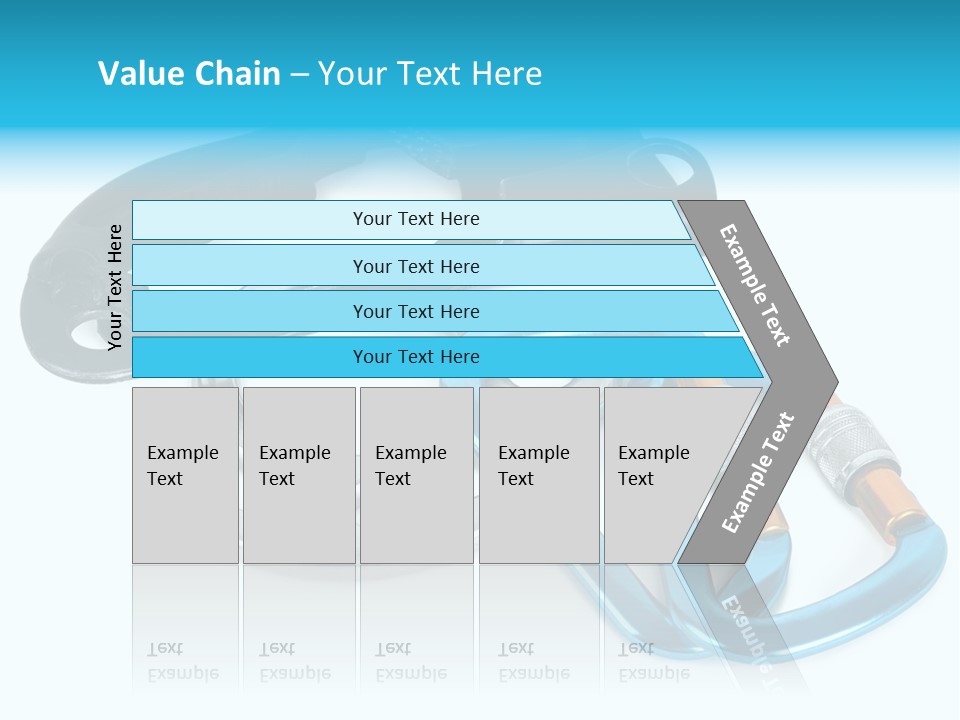 Eight Object Mountain PowerPoint Template